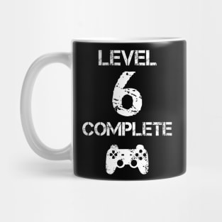 Level 6 Complete T-Shirt - Celebrate 6th Wedding - Gift Mug